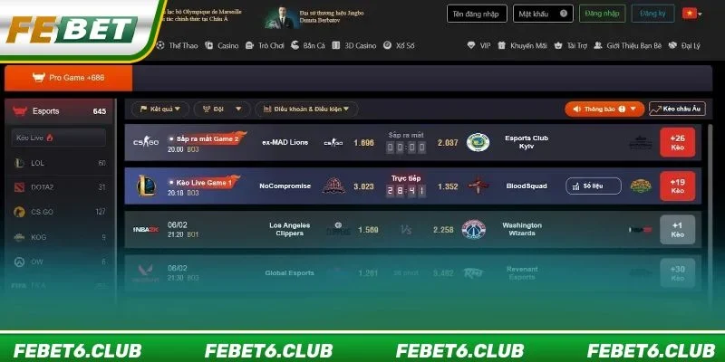 Cá cược thể thao điện tử tại K Sports rất nổi tiếng