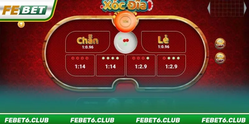 Luật chơi game xóc đĩa siêu tốc FEBET người chơi cần nắm rõ