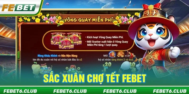 Sắc Xuân Chợ Tết FEBET: Slots Độc Quyền Với Jackpot Bạc Tỷ