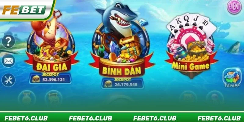 Tham gia sân chơi Săn cá Thần Tài tại FEBET rất dễ dàng