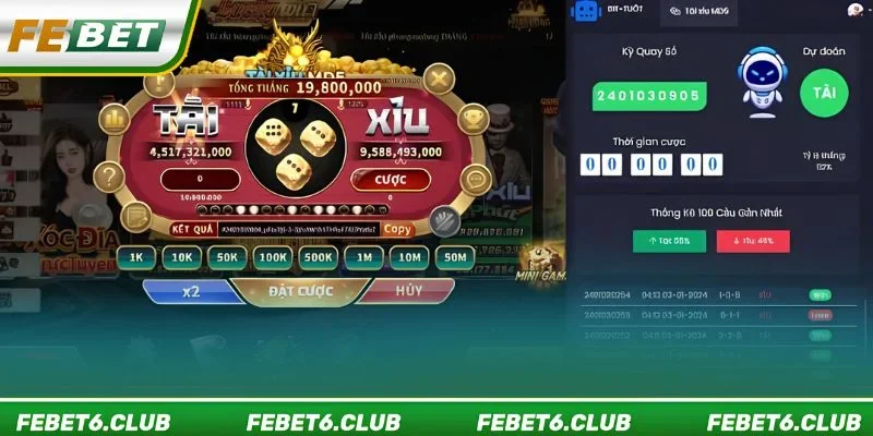 Thông tin chung về tool hack tài xỉu đến từ FEBET