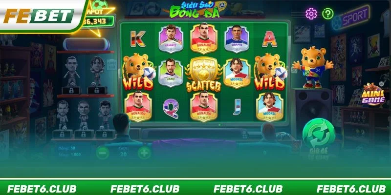 Trong ván chơi Siêu Sao World Cup FEBET cần nhận diện các tính năng thưởng